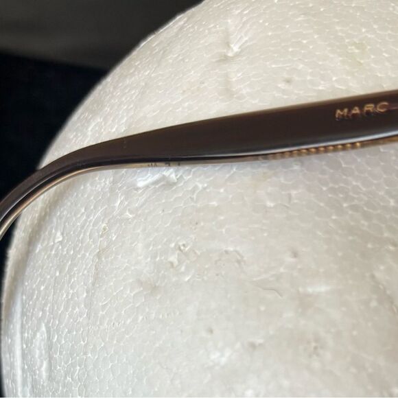 Marc Jacob’s logo glasses brown frames gold hardware classic eyewear cat eye - Picture 8 of 14